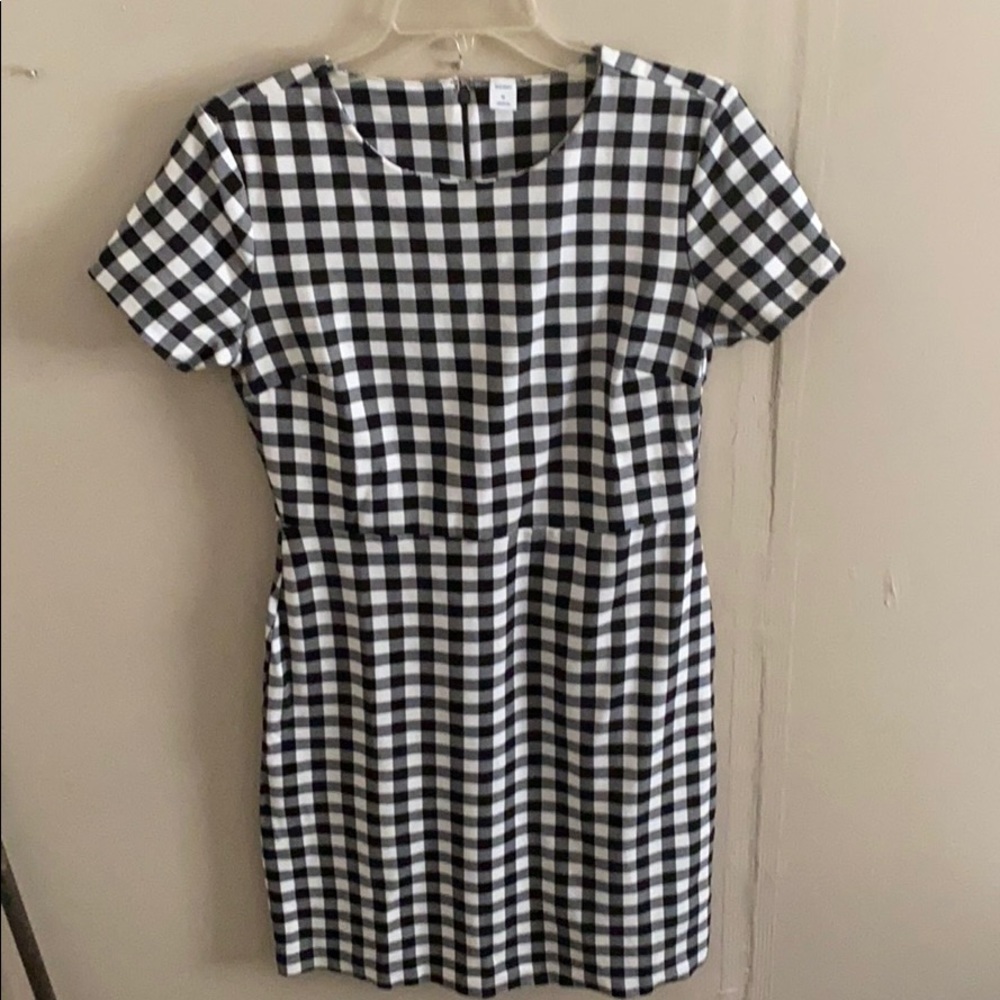 Black / White Checkered Dress